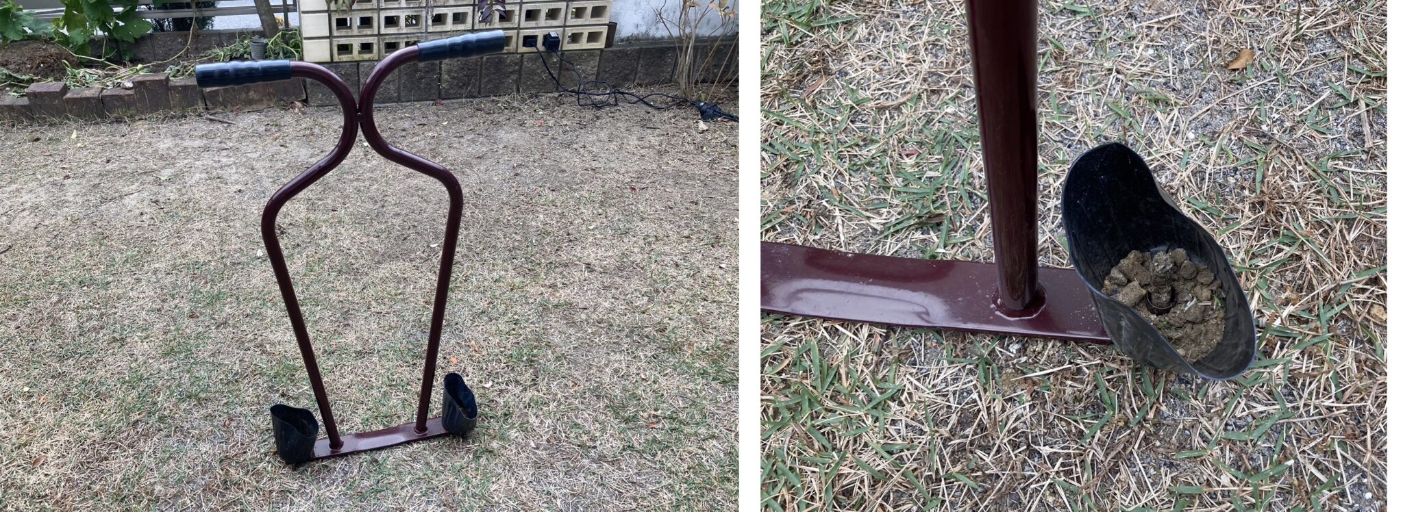 キンボシ ローンパンチX本体の写真｜芝生用コアリング道具